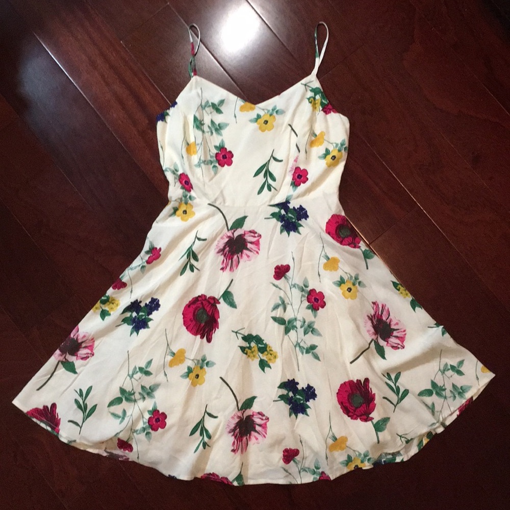 Old Navy petite floral fit & flare cami dress